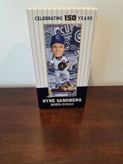 Ryne Sandberg Cubs Bobblehead 2026 SGA 150th Anniversary NIB RARE 5/24