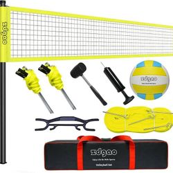 Set De Red Y Pelota Para Volleyboll Nuevo