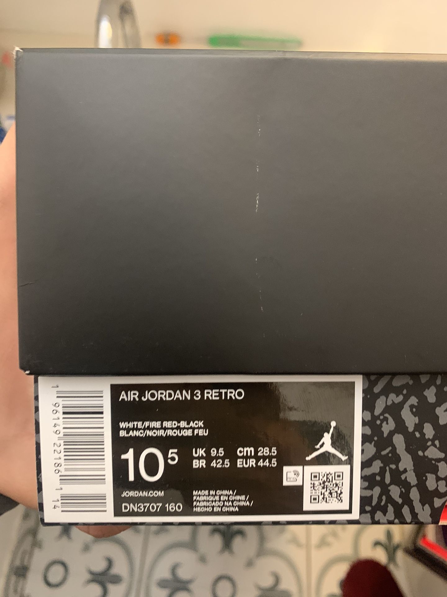 Ds Air Jordan Fire Red 3s Size 10.5  Shoes