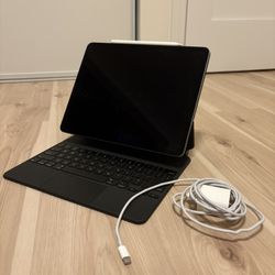 12.9 inch iPad Pro (2020; 128GB) with Pencil, Magic Keyboard, and USB-C cable