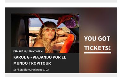 Karol G Tickets