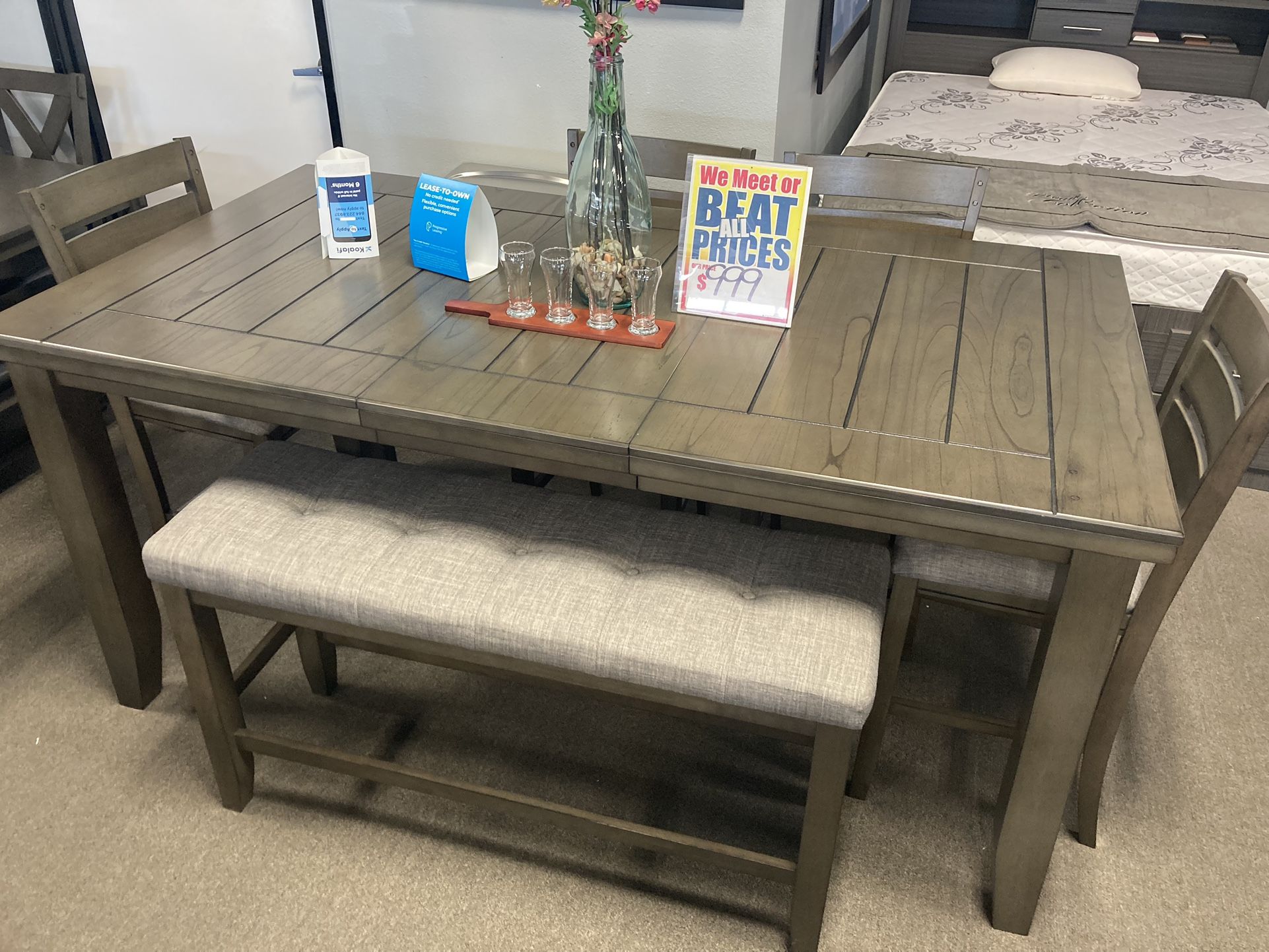 Counter height Dining Set🧁🍦 $899