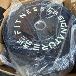 New Pair Of 45 Pound Bumper plates 