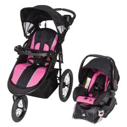 Baby Trend Cityscape Jogger Travel System Stroller and Carseat, Rose