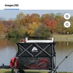 LIKE NEW FOLDING DOUBLE DECKER CART