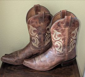 Men's 10.5D Justin Bent Rail Boots