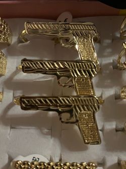 Double ring gold plated
