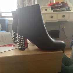 Christian Louboutin Myriama 80 Boots - Size 38