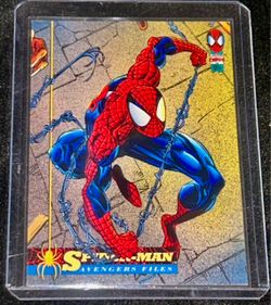 Marvel Spider-Man Avengers Files 1994 Fleer