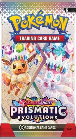 New prismatic evolution booster pack loose pokemon