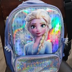 Disney Frozen ll Elsa purple  backpack . like New. 