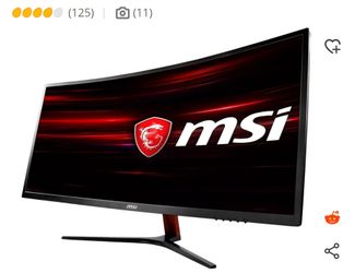 MSI Gaming 34 inch curved monitor