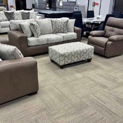 New Sofa And Loveseat With Optional Recliner, Including Free Delivery Pay Upon Arrival