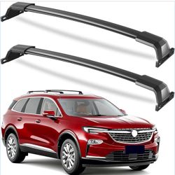 New-Roof Rack Cross Bars 220lbs Compatible with Buick Enclave 2018-2025 (with Flush Side Rails),All-Metal Aluminum Heavy Duty Crossbar Luggage Racks R