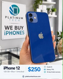IPHONE 12 UNLOCKED FOR ANY CARRIER 128GB