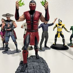 Mortal Kombat Ermac Custom Statue 3D Printed