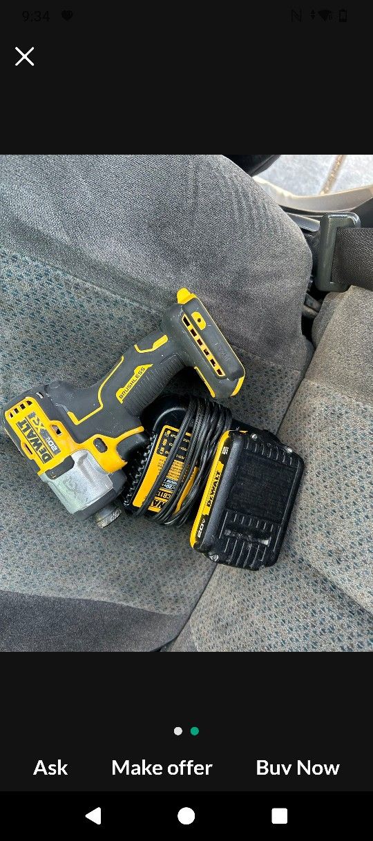 DeWalt Impact Drill Charger And Battery