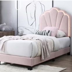 Twin New Bed.  With LED Light