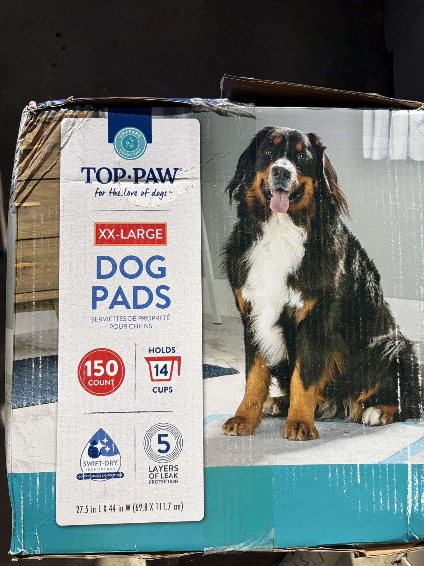 Puppy Dog Training Pee Pads Full Box 250 Qty