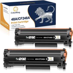 2 Black Laser Printer Toner Cartridge 