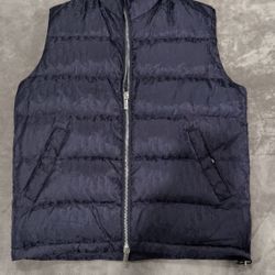 Navy Dior Puffer 