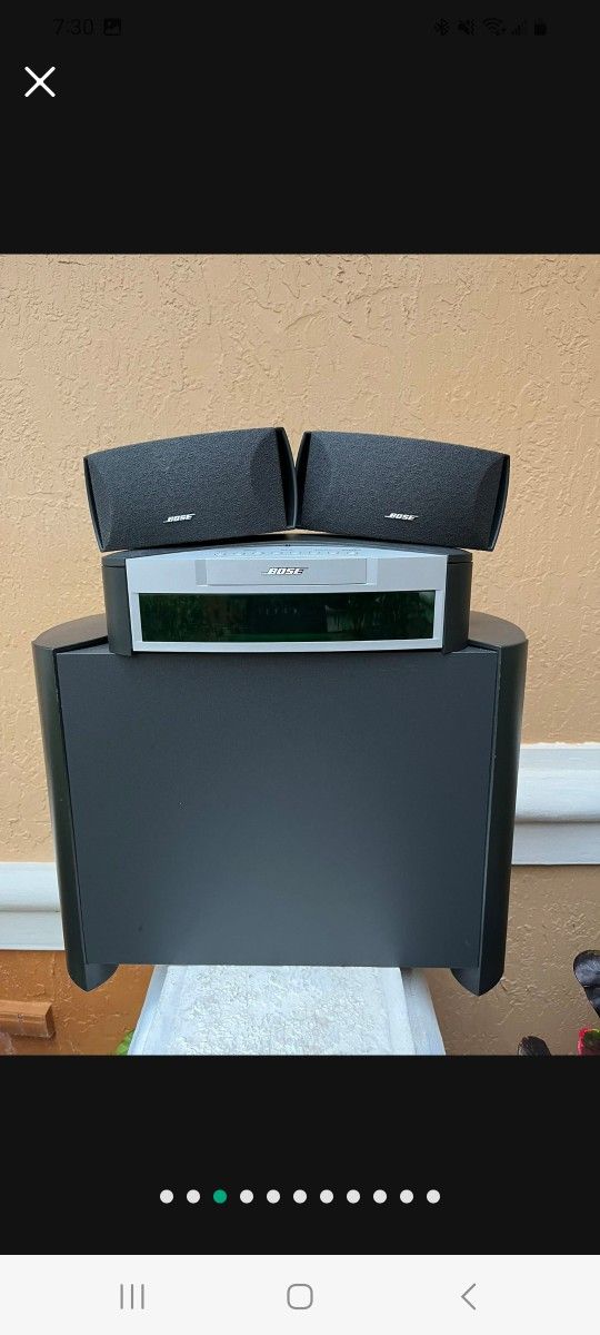 Bose 321 Series I With Remote Control 