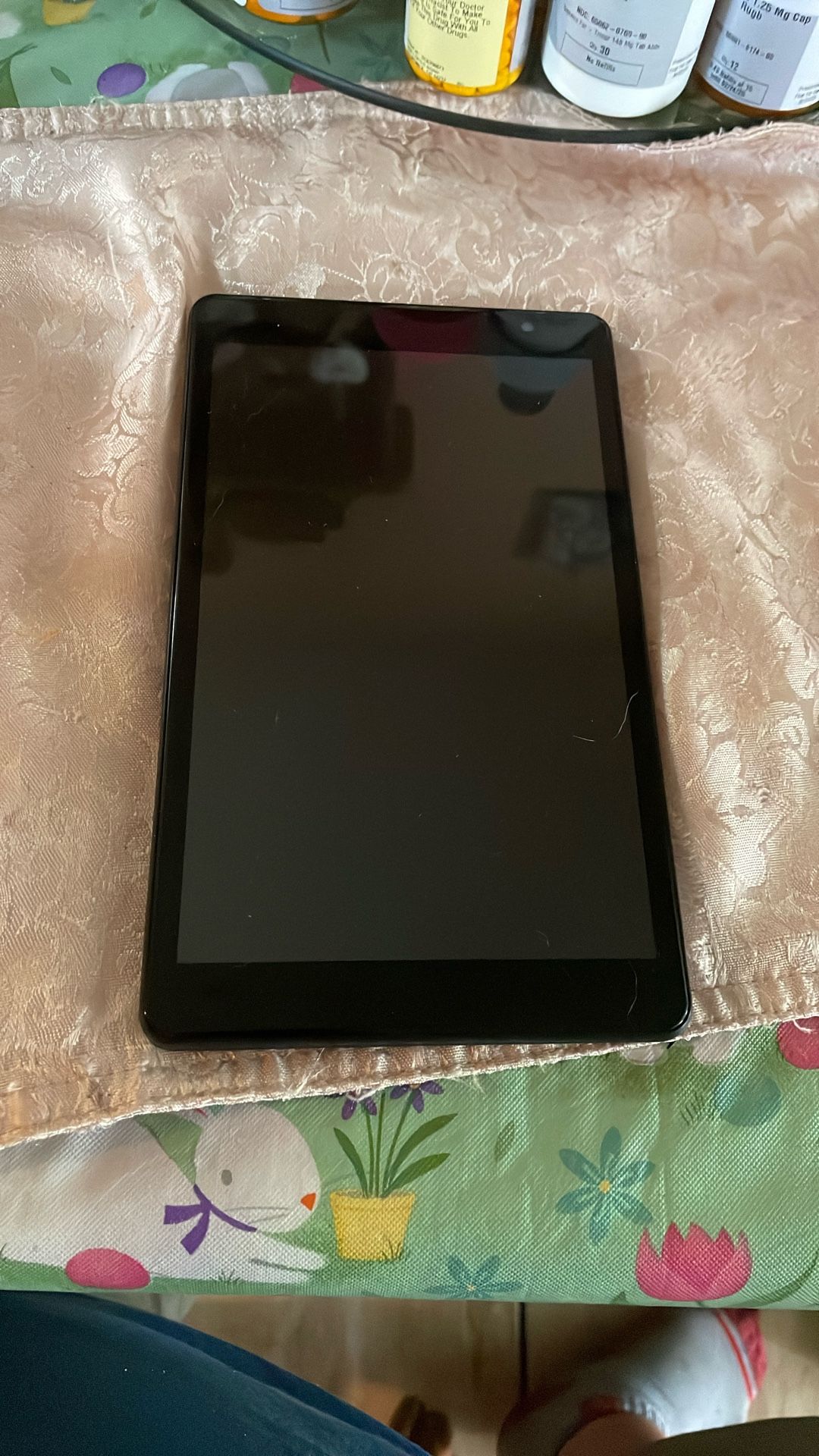 Blue tablet