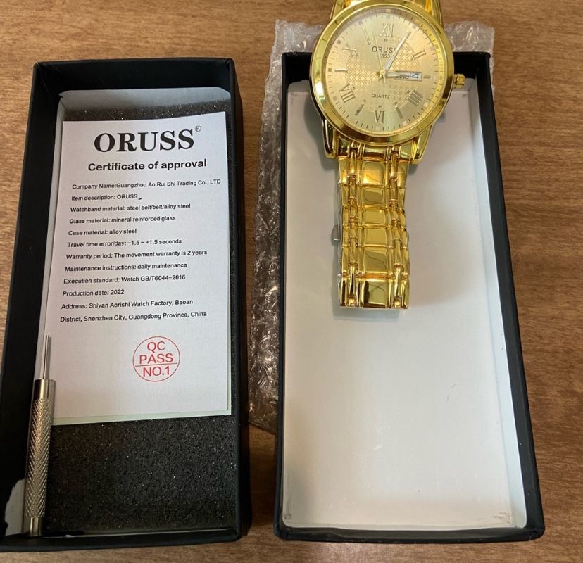ORUSS High-Grade Waterproof Glow-in-the-Dark Trendy Sports Men's Watch