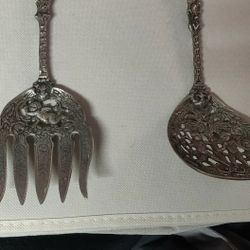 VINTAGE SALAD FORK  & SPOON 