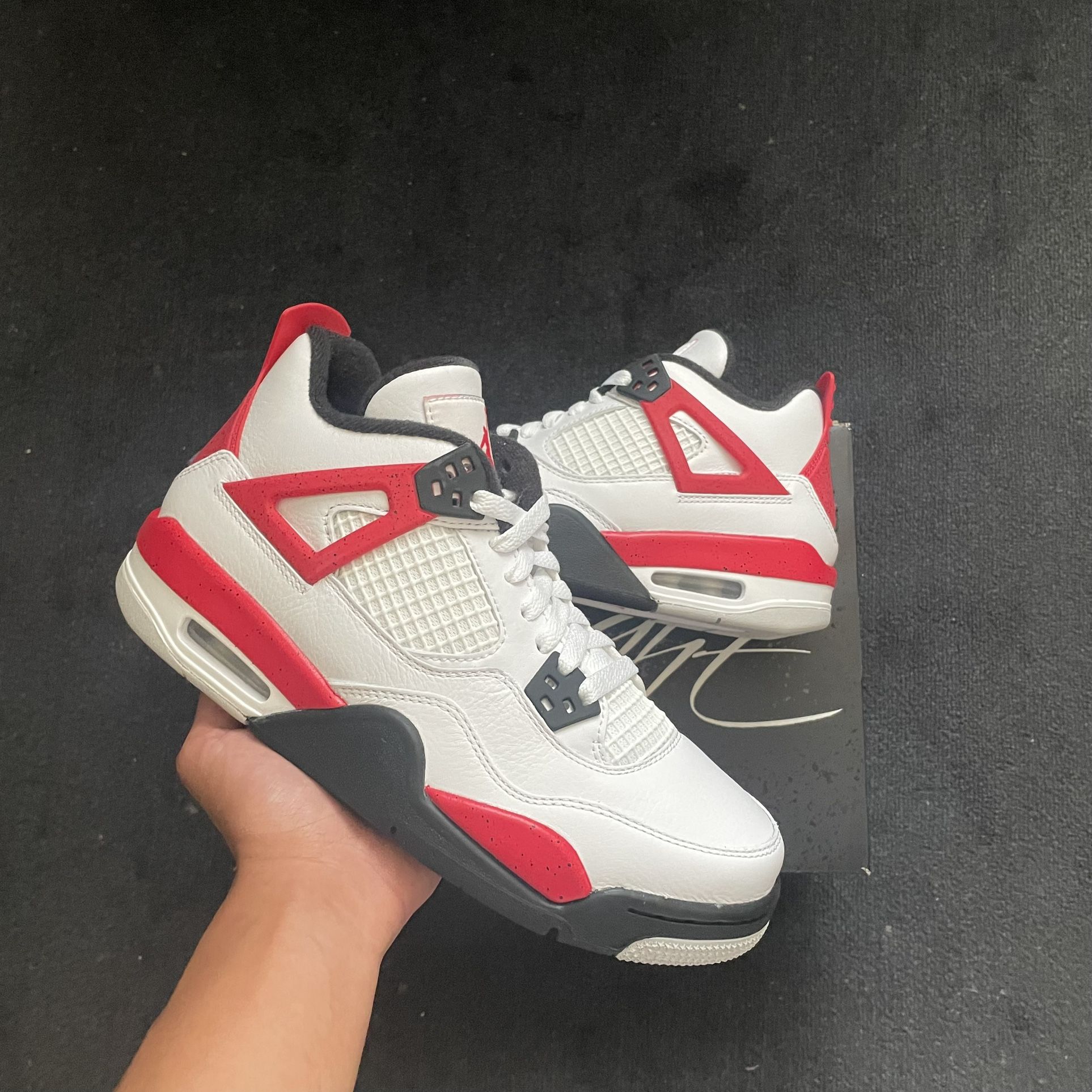Jordan 4 Red Cement Size 6y & 6.5y