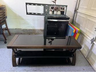 TV stand with mount