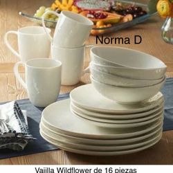 Vajilla Wildflower De 16 Piezas Nuevas En Su Caja 🌺 Princess House 🌺