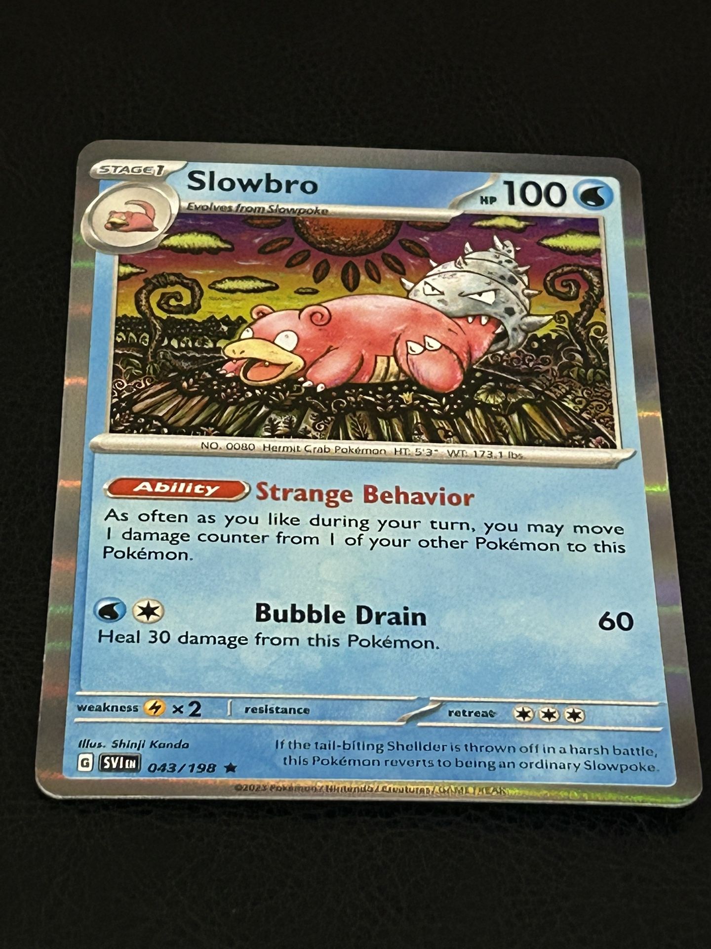 POKEMON SLOWBRO 043/198 HOLLOW