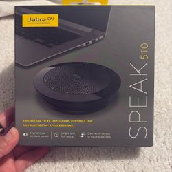 Jabra Speak 510 UC Wireless Bluetooth Speakerphone – Outstanding Sound Quality, Portable Conference Speaker for Holding Meetings Anywhere - Certified 