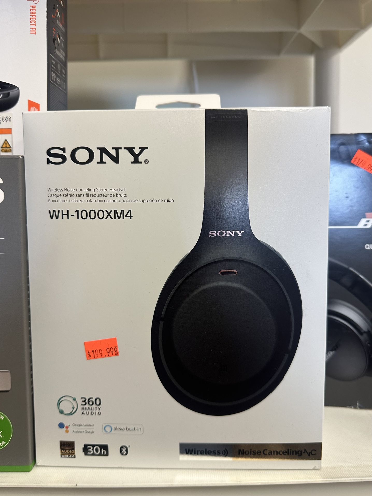 Sony Wireless Noise Cancelling Stereo Headset Brand New In Box