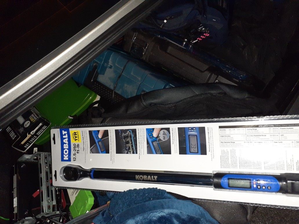 Kobalt 12.5 -250lbs torque wrench