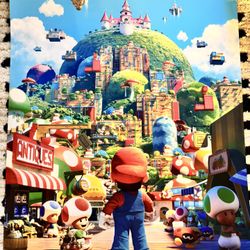 Mario Movie Theater Standard Poster 27”x40”