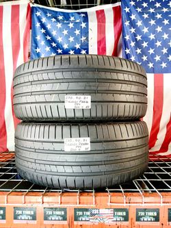 💰 Best deals are ca$h in person 2 USED TIRES 275/40R21 PIRELLI PZERO STAR RSC RUN FLAT 275 40 21