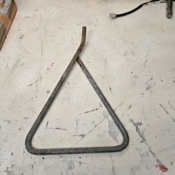 Vintage " Dinner Time "  Triangle Bell