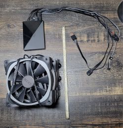 NZXT RGB controller with fans