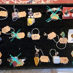 Pre-owned .925 Sterling Silver/Gemstone Jewelry (Please Read Desc.)