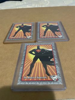 1993 SKYBOX THE TETURN OF SUPERMAN PROMO CARDS (3 TOTAL)