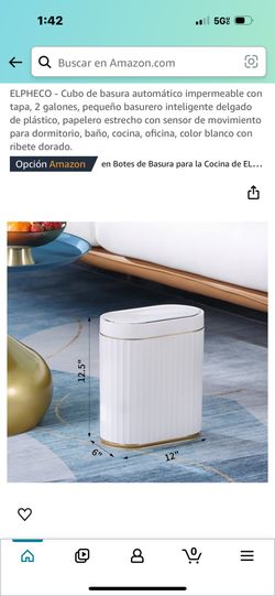 Bote Para Basura Con Sensor De Movimiento