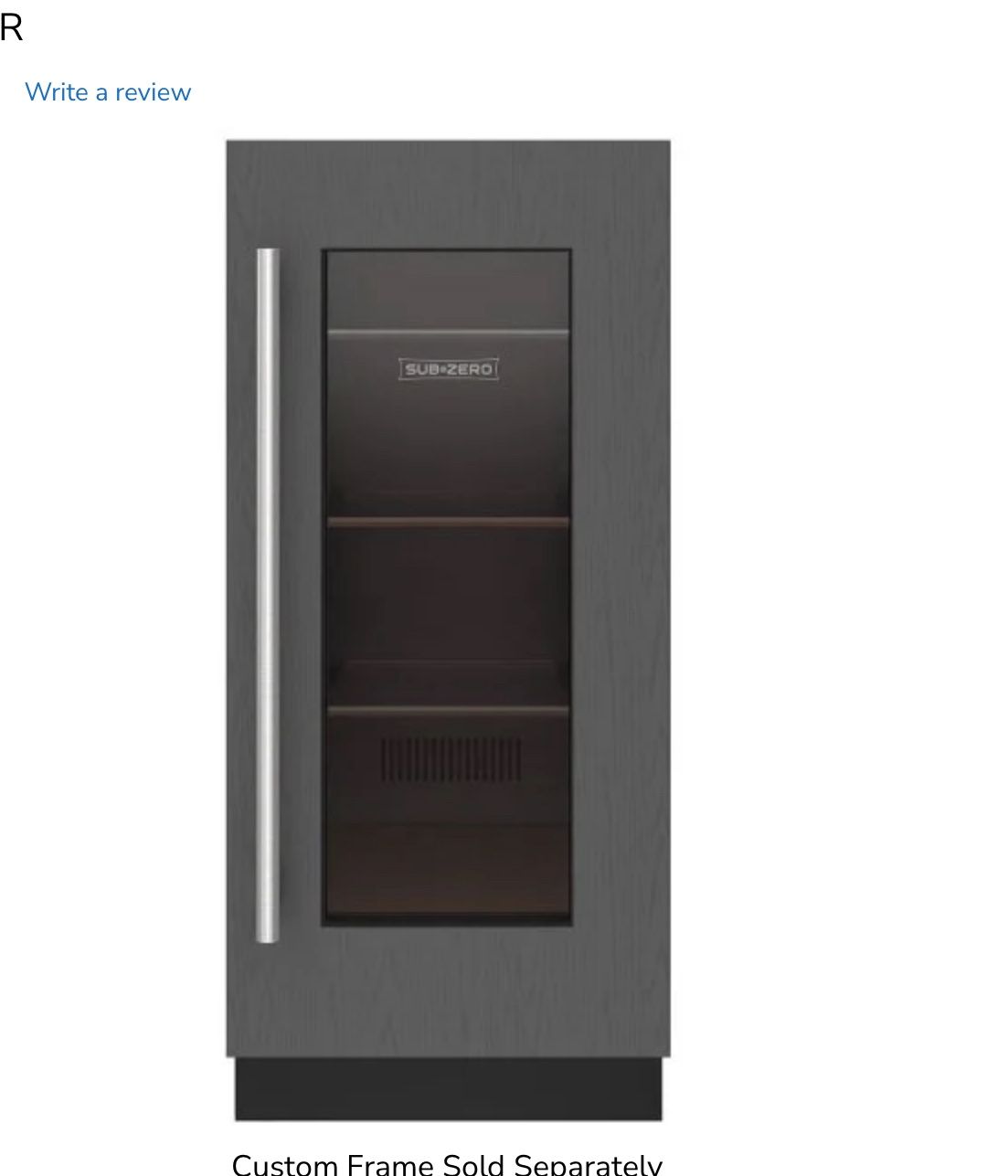 π₯Ά Sub-Zero Designer Undercounter Refrigerator β Panel Ready