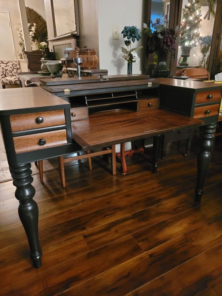 Antique Spinet Secretary Desk