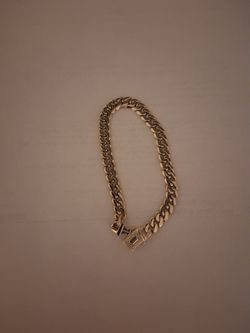 Gold plated bracelet