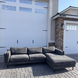 2 Piece Sectional Grey