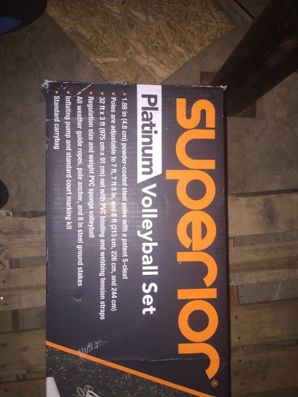 Superior Platinum Volleyball Set