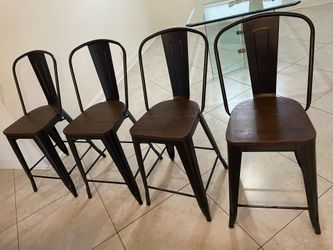 Kitchen chairs bar height