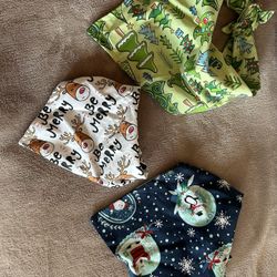 Christmas dog bandanas